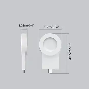 Тип C Зарядное устройство Магнитный адаптер питания Зарядная док-станция Портативное зарядное устройство Колыбель для GarminSamsungHuawei Часы 1