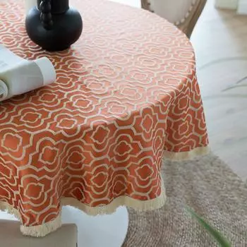 Тип Чехол для скатерти Обеденный стол Фон из старинных английских букв Декоративная накидка Ткань Ткань Искусство Хлопок и лен Британская подставка для стола 60*60cm