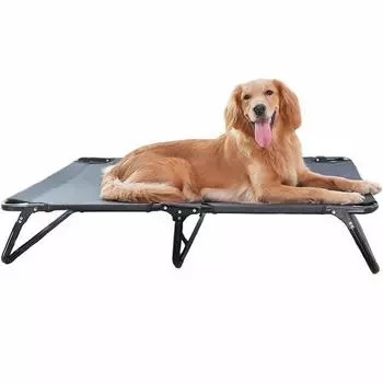 Тип кроватки для домашних животных с кроватью Для Для поставляется с легко собираемой кроватью для домашних животных, ножками, кроватью для кошек/собак, подушкой, устойчивым к жеванию, устойчивым к пятнам материалом,