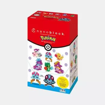 Тип мини-покемона Nanoblock: Яд (6 шт.), Корейский популярный бандай