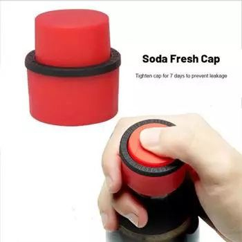 Тип пресса Уплотнитель для газированной газированной воды Газированные напитки Газированные напитки Кола-заглушка Защитный держатель для газированной воды Бутылка-насос Крышка красный