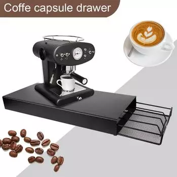 Тип ящика, кофейные полки, подставка для хранения, органайзер, держатель для кофейных капсул для Nespresso 40 капсул