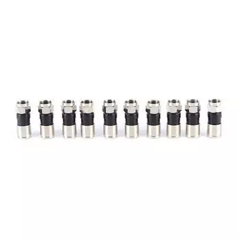 Тип разъема кабельного телевидения обжимной с двойным экранированным распределительным разъемом для ответвлений