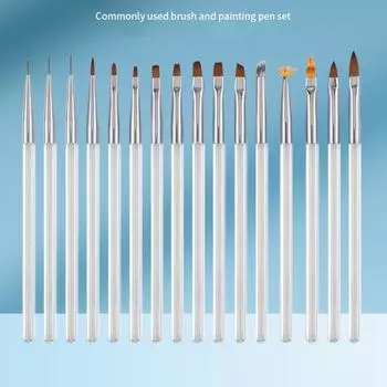 Тип ручки для фототерапии 16 шт. Нелегко деформируется Нелегко теряет волосы Удобная ручка Удобно использовать Точечная ручка Ручка для ногтей