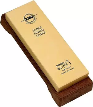 Тип точильного камня King Finishing Wheelstone Brown 210x73x22 Зерно Для окончательной суперфинишной обработки S-1 размер #6000 коричневый