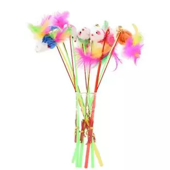 Тип удочки: красочная мышь, перо, забавная кошачья палка, эластичная веревка, телескопическая удочка, реквизит для снятия скуки, ловец интерактивных игрушек