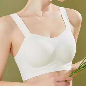 Тип жилета Цельное нижнее белье в сборе Женский бюстгальтер без следов без стального кольца с фиксированной чашкой Тонкие модели бюстгальтера Бюстгальтер с корсетом на спине M