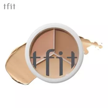 Tipit Cover Up Pro Concealer 02 Теплый (Глубокий бежевый/Натуральный бежевый/Персиковый бежевый), 1 кусок