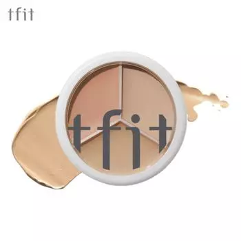 Tipit Cover Up Pro Concealer Cool (Натуральный бежевый/бежевый цвета слоновой кости/розово-бежевый), 1 кусок