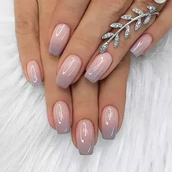 Типсы DIY Нажмите на ногти Французские носимые накладные ногти со стразами
