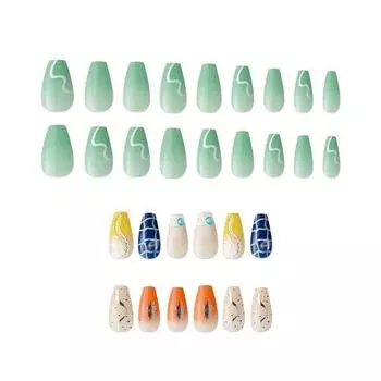 Типсы для ногтей Dashing Diva Magic Press, движение, 1 набор