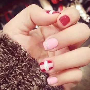 Типсы для ногтей Market Sensitive с разнообразным рисунком, 24 шт., тип 19, 1 набор