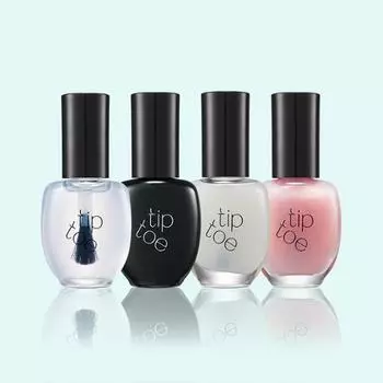 tiptoe Sheer Top Coat Polish (4 types) 103 Coconut Mat