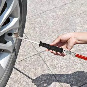 Tire Air Chuck Heavy Duty Extended Reach Tire Inflator Chuck Closed Ball Tire Chuck Secure Tire Air Fill Tool For Large Vehicles