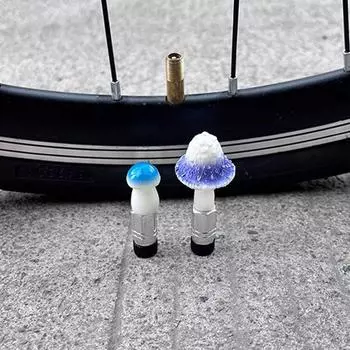Tire Valve Cap Mushroom Tire Air Cap 4pcs Funny Tire Valve Cap Set External Vehicle Accessories Tire Decoration For SUV Truck