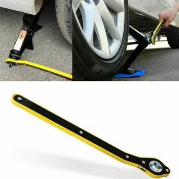Tire Wheel Wrench Handle High Hardness Durable Carbon Steel Cross Type Household Accessories Wrench Jack Rocker Arm Labor-saving