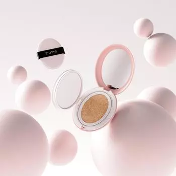 TIRTIR Mask Fit All Cover Cushion MINI 4.5g, тональная основа, стойкое покрытие, легкая формула, макияж, корейская косметика, Kbeauty, образец #23N Sand