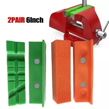 Тиски с мягкой подушкой, инструмент из ТПУ, 155 мм, 2 пары, 6 дюймов, скамейка для металлических тисков
