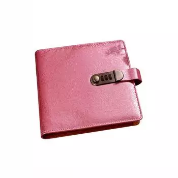 Тиснение Цветок Конверты Книга Вызовов для Сбережений Органайзер Планировщик из ПУ Кожи Подарок на Новый Год