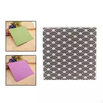 Тиснение папки DIY шаблон для поделок волна фон декоративная форма трафарет для фото