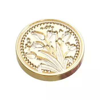 Тиснение сургучной головки штампа, латунный сургуч, сменная головка сургучного штампа для запечатывания конвертов, поздравительных открыток H