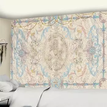 Тисненый гобелен настенный в богемном стиле простой и элегантный коврик в стиле хиппи для спальни искусство украшения дома 95x70CM