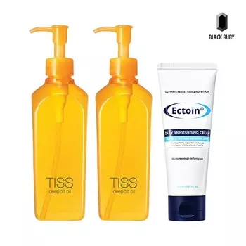 Tiss Deep Off Cleansing Oil 280ml x2 + Jas Multi Moisturizing Cream 100ml
