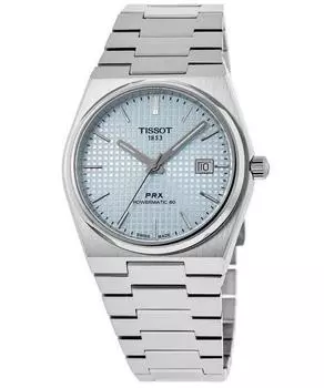 Tissot PRX T-Classic Powermatic 80 Ice Blue Dial автоматические T137.407.11.351.00 100M Мужские часы