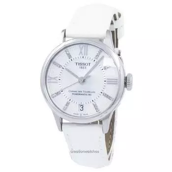 Tissot T-Classic Chemin Des Tourelles Автоматические T099.207.16.116.00 T0992071611600 Женские часы мать жемчужного