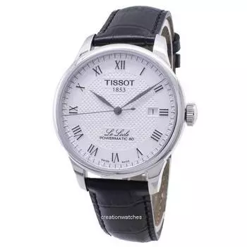 Tissot T-Classic Le Locle T006.407.16.033.00 T0064071603300 Powermatic 80 Автоматические мужские часы серебряный