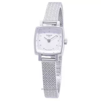 Tissot T-Lady Lovely Square T058.109.11.036.00 T0581091103600 Quartz Women s Watch серебряный