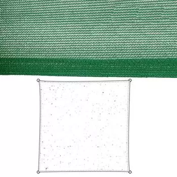 Tissu Auvent 500 x 500 x 0,5 cm Polythylne Vert