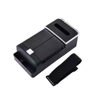 Tissue Box Center Console Armrest Cushion Wear Resistant Arm Rest Heightening Pillow Car Interior Black
