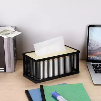 Tissue Box Dispenser Iron Tissue Box Cover Tissue Holder For Pumping Paper Bathroom Kitchen Bedroom Restaurant Home Decoration CHINA