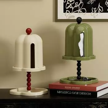 Tissue Box in The Ancient Style of Advanced Sense of Box Creative LivingRoom Light Luxury Pumping Paper Box Kitchen Organization