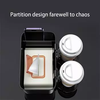 Tissue Paper Box Tissue Paper Car Armrest Box Reasonable Partition Save Space Automotive Interior Supplies Car Storage Box