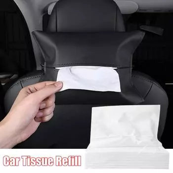 Tissues For Car Double Layer Travel Paper Towels Napkin Holder Refill Comfortable Travel Tissue Packs Travel Facial Tissues For