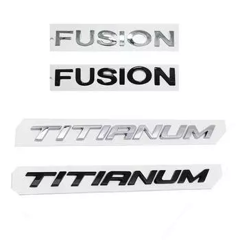 Титан Fusion Mondeo, багажник автомобиля, багажник, АБС-пластик, значок с надписью, эмблема, наклейка для Fusion Mondeo Titanium Fusion чёрный
