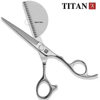 TITAN Professional лазерная проволока ножницы для стрижки волос парикмахерские ножницы парикмахерские ножницы Jp 440C сталь 6 дюймов