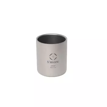 Titanium cup double double structure titanium cup S more (220ml) серебряный