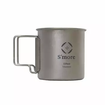 Titanium Mug Single Wall Titanium Mug SMOrsUT001Ma S more (220ml) серебряный