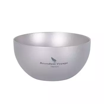 Титановая чашка Boundless Voyage Mini Cup Double Layer Choke Mouth Ultra Light Mini Cup Sake Cup 1 шт. [Ti1590B]