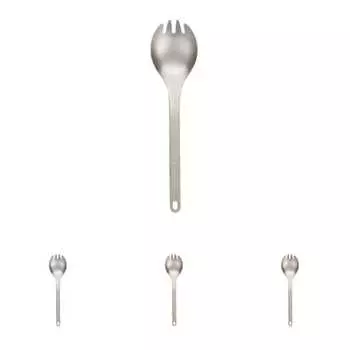 Титановая ложка Snow Peak с разделенным кончиком SCT-004 (E4)