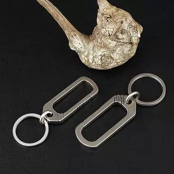 Титановая пряжка брелок титановый сплав креативные пряжки кемпинговые аксессуары карманный инструмент для отдыха на природе S