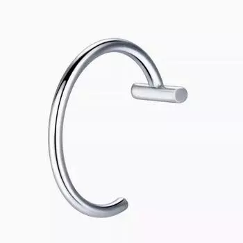 Титановая сталь стикер для пирсинга губы: Трендовое кольцо-имитация пирсинга для мужчин и женщин - Крутой дискотечный ювелирный аксессуар