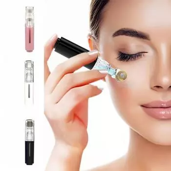 Титановые иглы для кожи игольчатый ролик сменная головка для роста волос на бороде лечение бороды 0.25mm чёрный