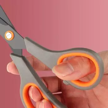 Титановые ножницы с антипригарным покрытием, профессиональный нож для резки из нержавеющей стали с удобной ручкой чёрный