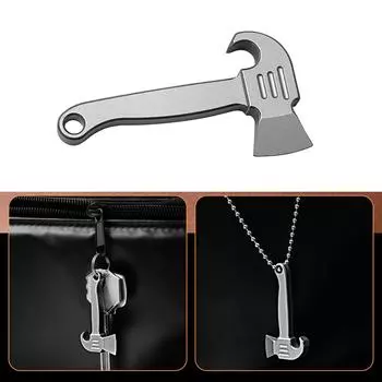 Титановые сплавы открывалка для бутылок ломы маленькие монтировки брелок подвеска многофункциональный инструмент для повседневного использования и отдыха на природе