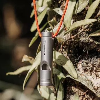 Титановый аварийный свисток TOMSHOO, сменные свистки безопасности, громкий, до 120 дБ, подвесной Type 2