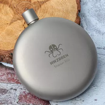 Титановый фляга Hip Ultralight Wine Pot Drinkware для пикника на открытом воздухе походов